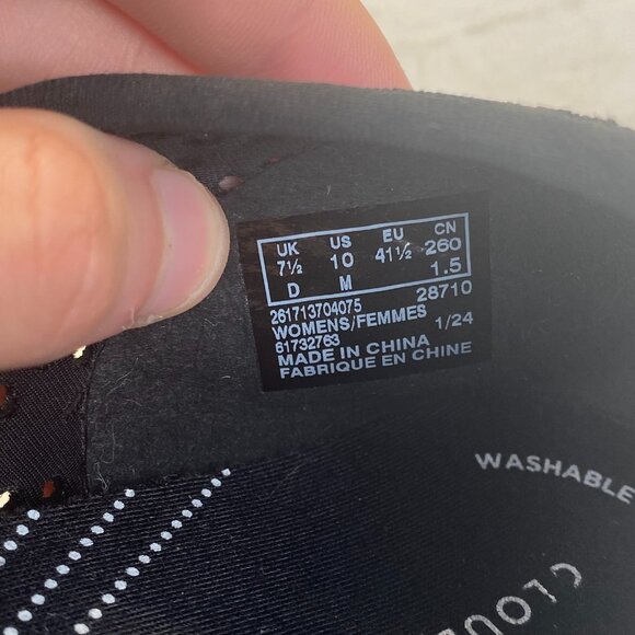 Clarks Women's US Size 10 M Breeze Emily Slip-On Black Shoes,Comfort‎ - Picture 9 of 14